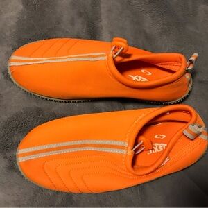 Orange Slip-On Water Shoes